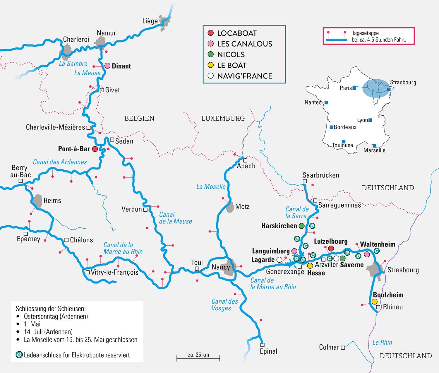 Frankreich-Ardennen-Elsass-Lothringen